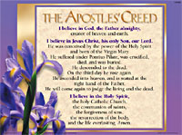 Image for The Apostles' Creed Chart Laminated