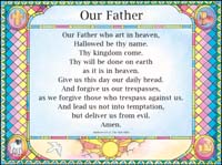 Image for Our Father Chart Laminated