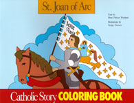 Image for Catholic Story Coloring Books-  St. Joan of Arc